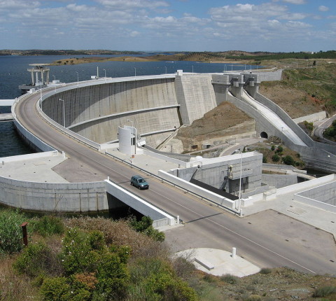 The dam of Alqueva